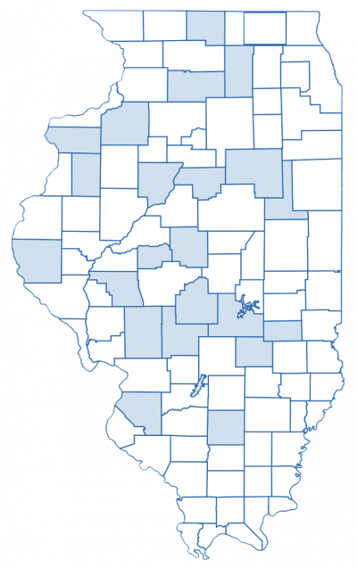 IL County Map Transp