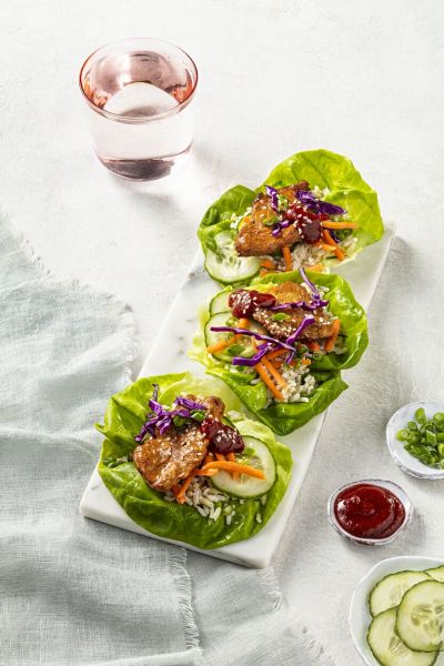 Air Fryer Korean Pork Lettuce Wraps-1