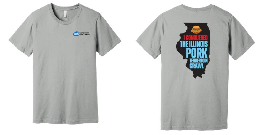 pork tenderloin conquered t-shirt mock up